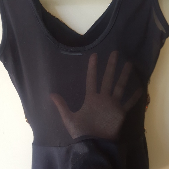 Alt B Sequin Peplum Top - Picture 3 of 4